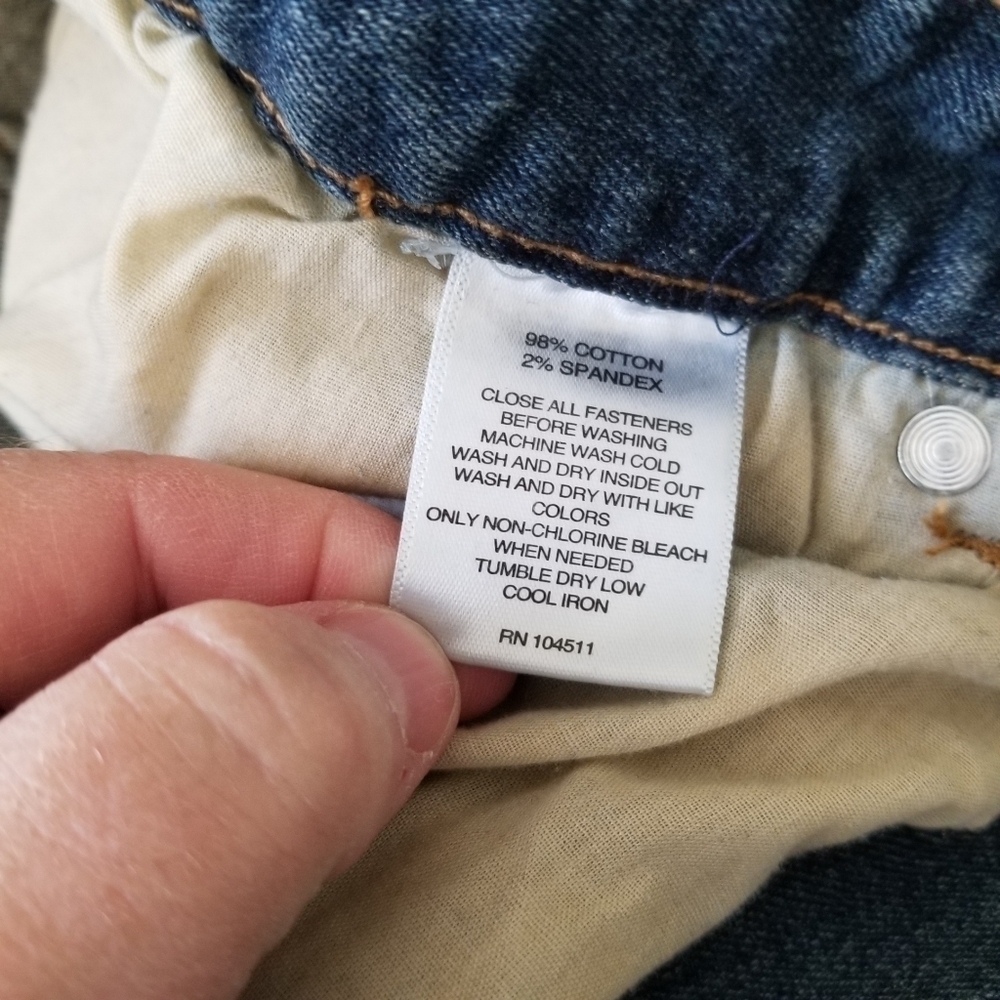 Men's Rustic Blue bootcut Jeans - Picture 4 of 4